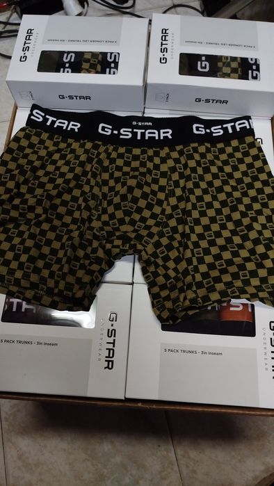 3 броя ОРИГИНАЛНИ боксерки G-Star Raw S , M , L , XL , XXL нови мъжки