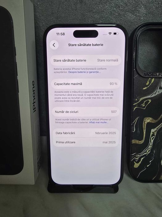 iPhone 16 128GB Black Bmg Amanet 104213