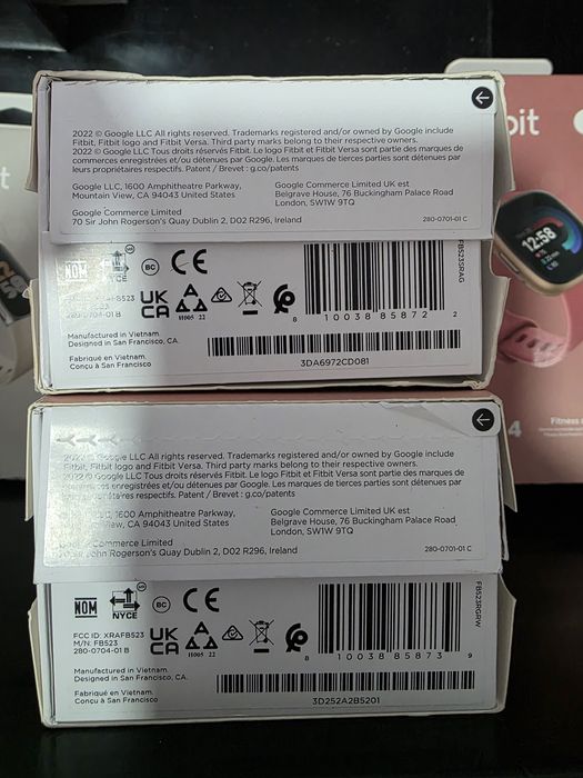 Ceas Smartwatch Fitbit Versa 4, NFC, Pink Sand