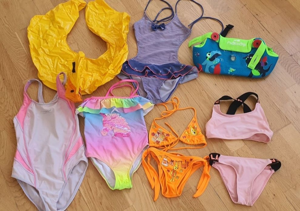 Купальники, круг для плавания, жилет для плавания