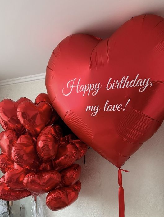 Шары гигант и 25 сердечек за 25 тыс