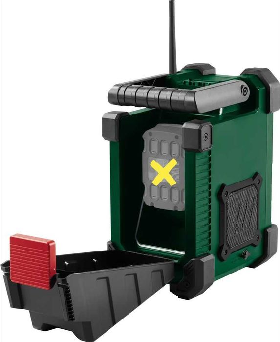 Parkside PBR F10 A1 строително радио с FM, Bluetooth USB Flash players-захранва се с 12V,20V,220V