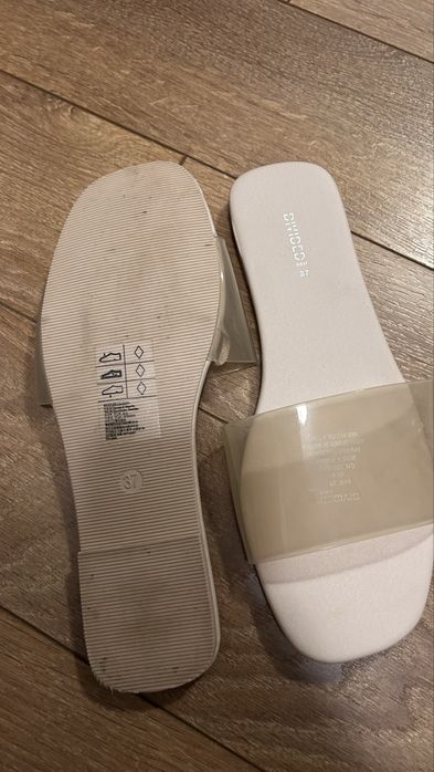 Slapi crem H&M marimea 37