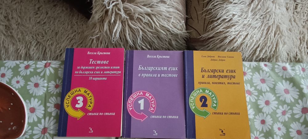 Помагала с тестове за матури по БЕЛ и География за 12 клас