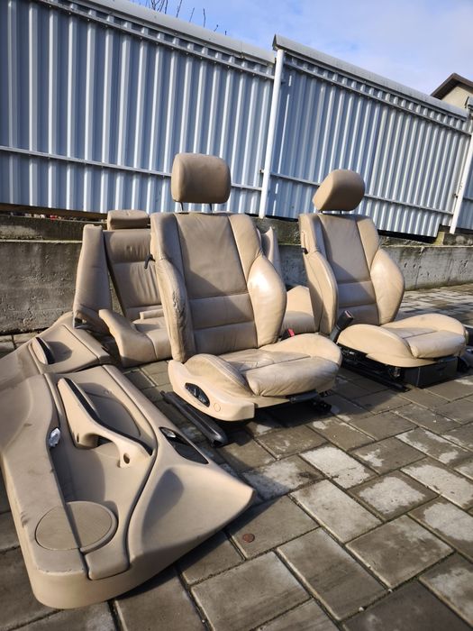 Interior piele crem recaro  electric cu încalzire BMW seria 3 E46 COUP