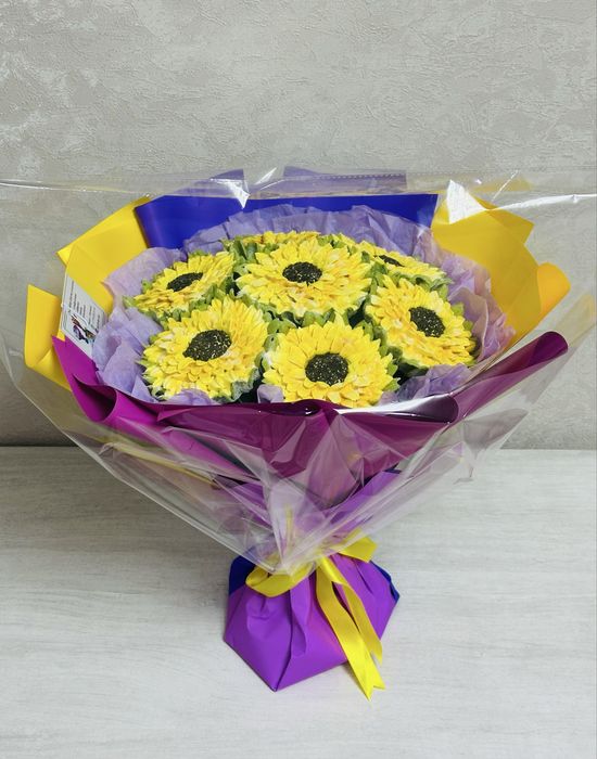 Съедобный букет из зефира