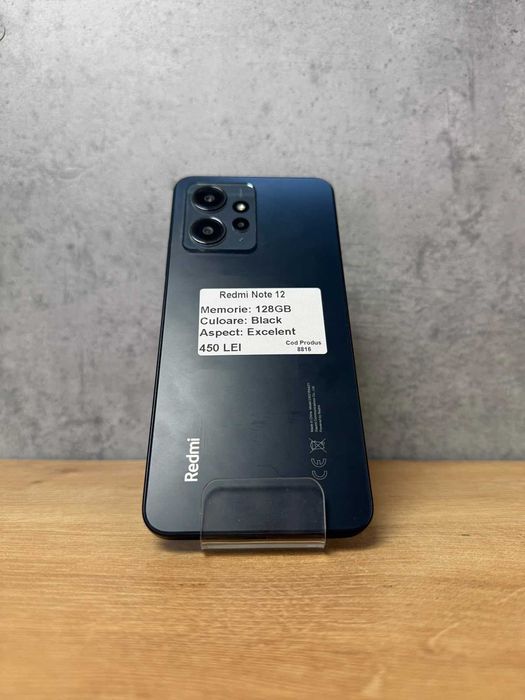 ZAP AMANET Gara de Nord - Xiaomi Redmi Note 12 - 128GB - Black