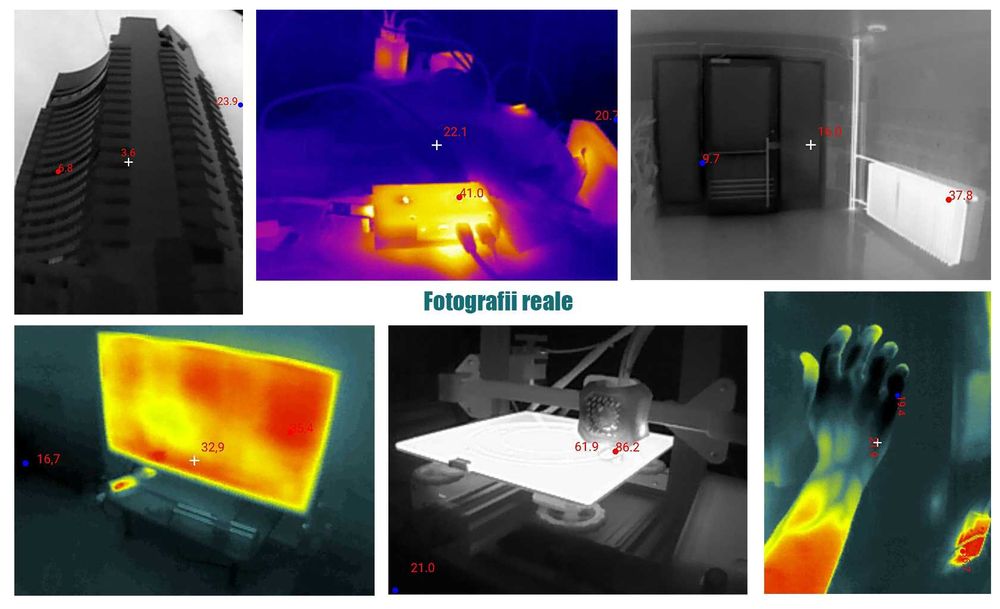 Camera cu Termoviziune InfiRay P2 Pro cu lentila Macro Termocamera