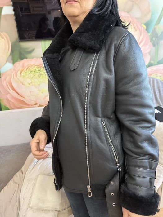 Дубленка натуралка авиатор