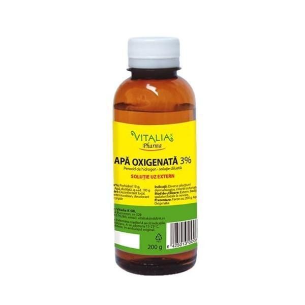 кислородна вода 3% vitalia, 200мл