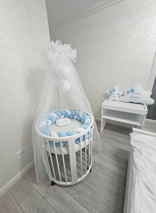 Protectie impletita patut bebe