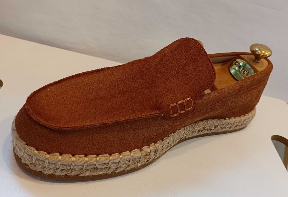 Pantofi sport casual 40 40.5 mocasini slip on ZARA NOI piele naturala