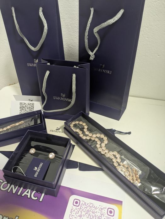 Set Swarovski Angelic Rose Gold