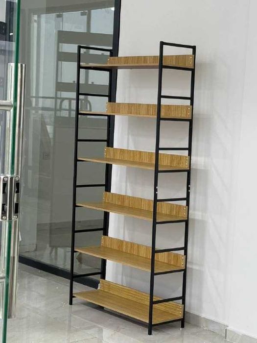 Стеллаж в стиле лофт, металлический Стеллаж для книг, книжный шкаф