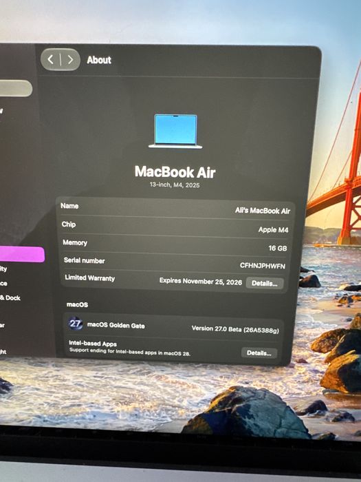 MacBook Air M4 в идеальном состоянии