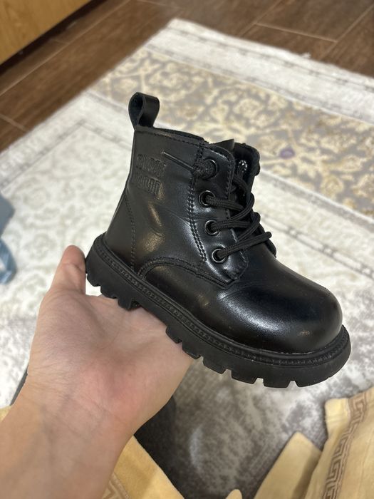 Теплые демисезонные сапожки