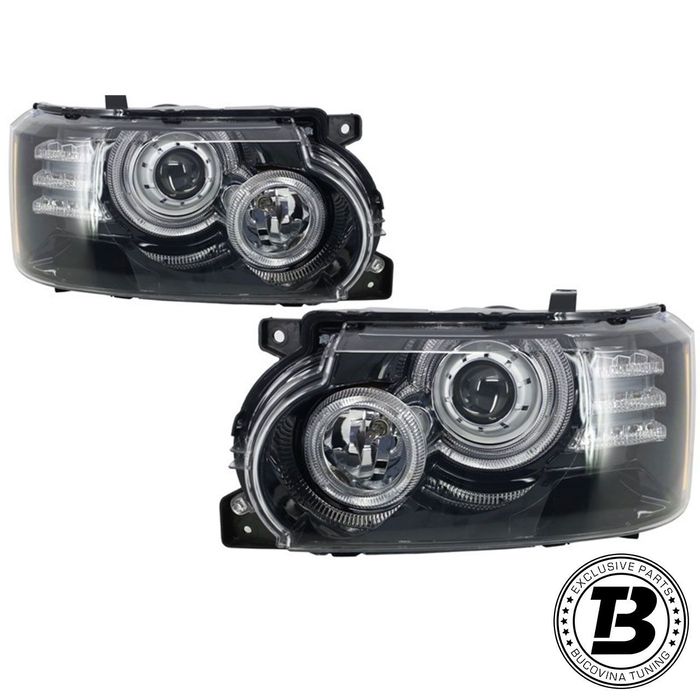 Faruri LED compatibile Range Rover Sport L322 Facelift Design