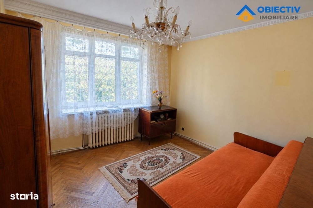 Apartament 3 camere/ 2 balcoane + boxa CENTRU Dioda