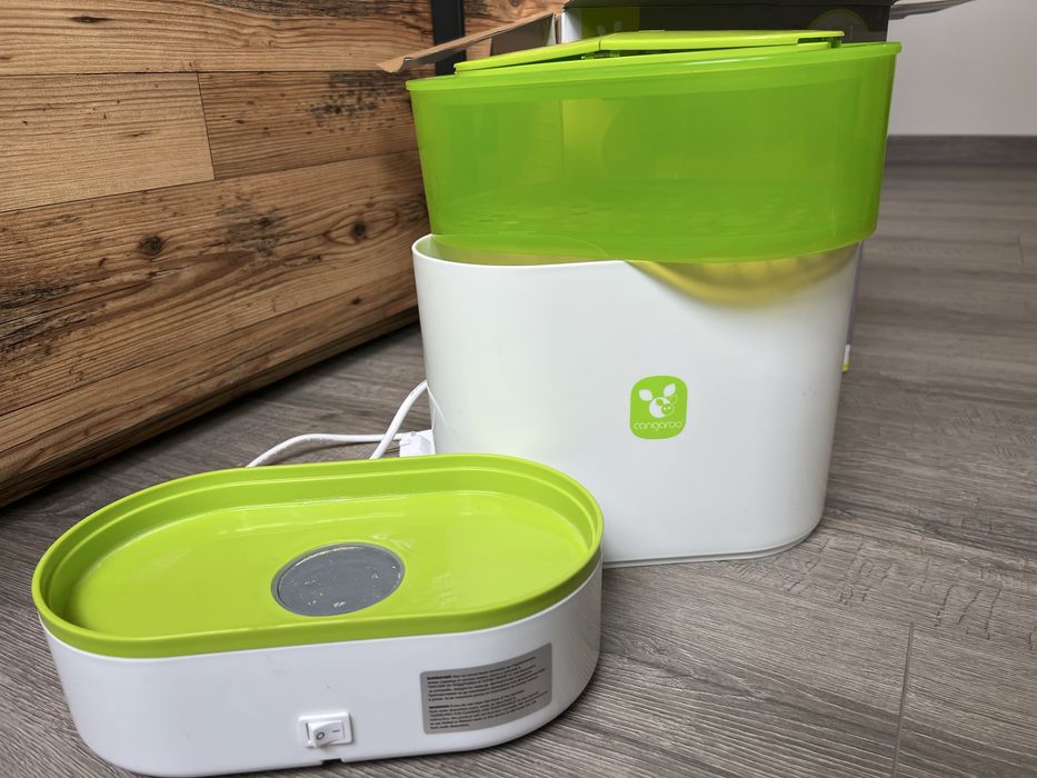 Електрически парен стерилизатор Cangaroo - 3 в 1, зелен