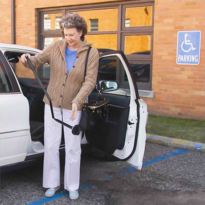 Сгъваем бастун с подвижна основа и с фенер, С ВКЛЮЧЕНИ БАТЕРИИ