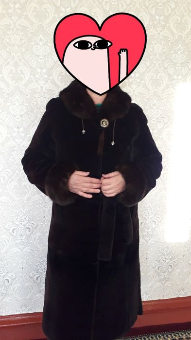 Шуба бобер с норкой