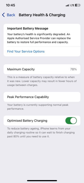 Iphone xs black 256gb