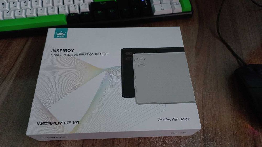 grafichiski planshet HUION RTE-100 Black Sotiladi