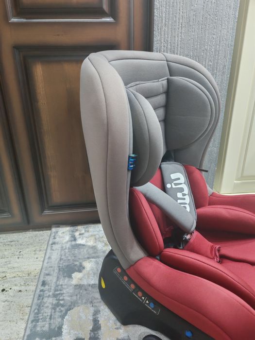 Scaun auto JUJU Little Rider JU1200-DC-GREY-D-RED, 5 puncte, 0 - 18kg,