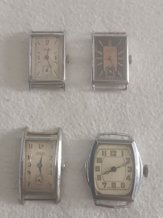 Lot 4 Ceasuri Bărbătești Doxa / Roamer WWII Officer Watches Swiss