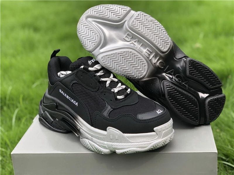 Balenciaga Triple S - Black/Dark Green/Olive