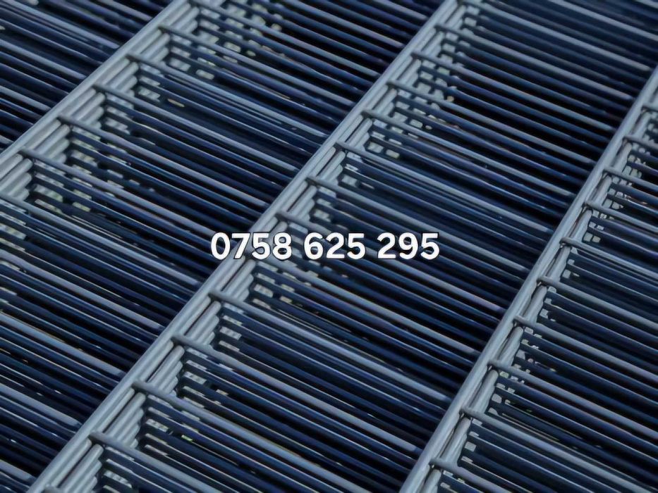 Gard dublu fir / 2D / Panou 2D / panou gri antracit  /  1630 x 2500