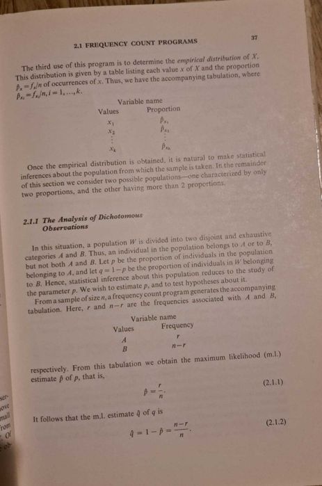 Statistical Analysis: A Computer Oriented Approach