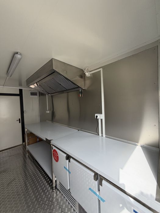 Rulota Comerciala 4m Echipata Fast Food, Cafenea, Shaorma, Burger