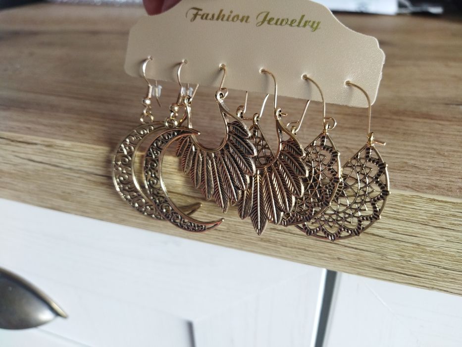 Дамски обеци - 3 чифта