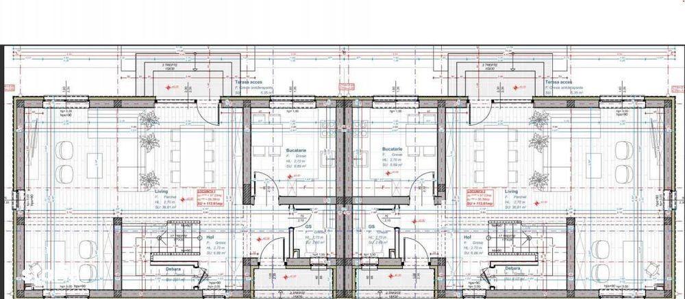 Duplex de 4 camere, 118 mp, 250 mp teren, Tauti