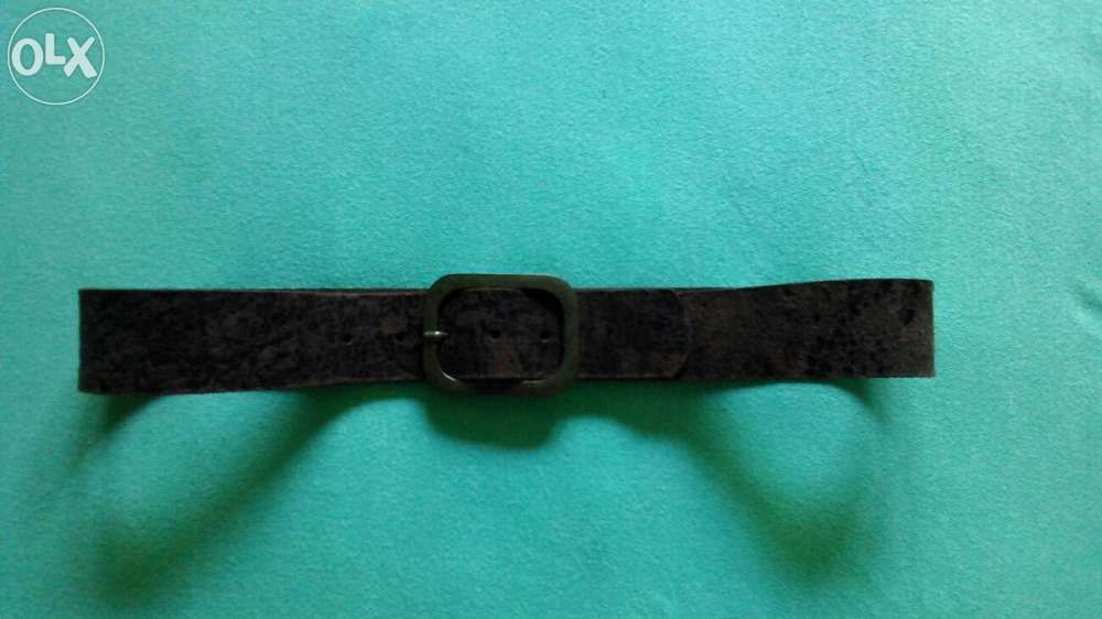 Curea din piele vintage cu catarama antichizata