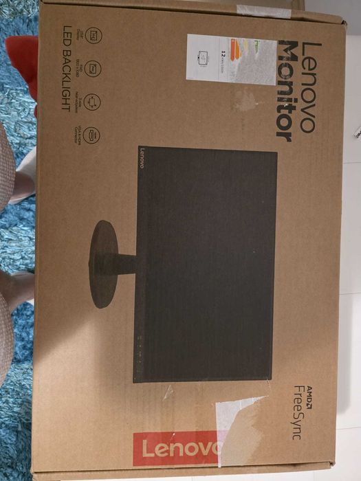 Monitor LED VA Lenovo D24-45, 23.8", Full HD (1920x1080), 75Hz
