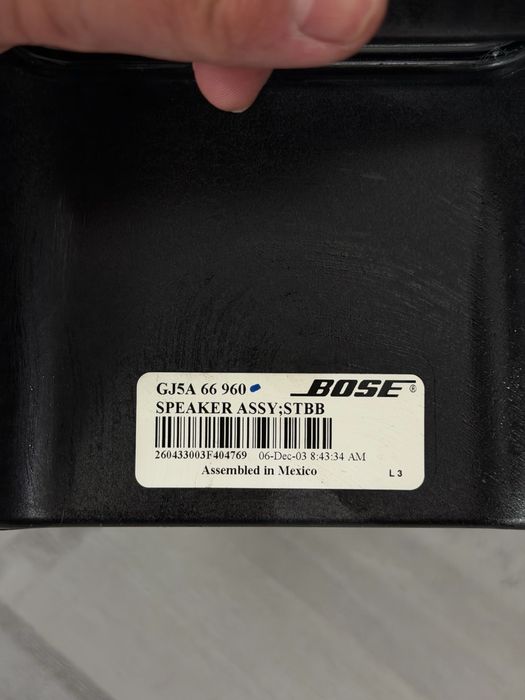 Sistem audio BOSE original Mazda