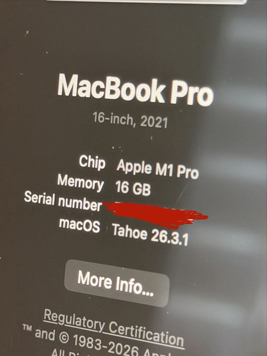 Apple MacBook Pro 16” M1 Pro 16/8+2 512gb
