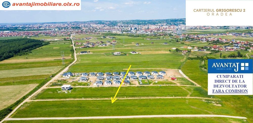 Parcele PREMIUM în cartierul GRIGORESCU 2 Oradea cu toate utilitățile