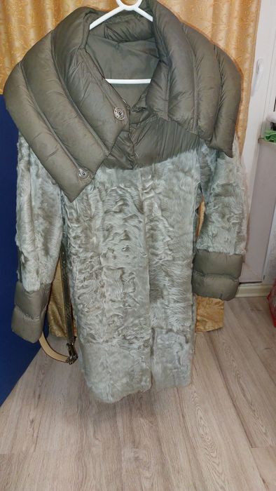 Шуба натуральная коза