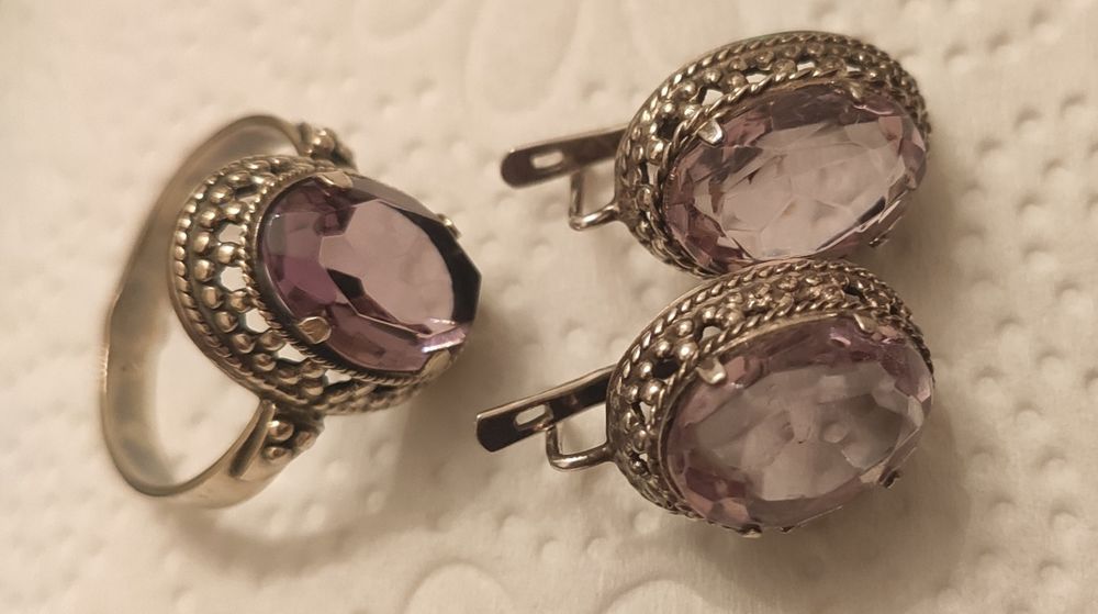 Продаю комплект, советского времени,875 пробы