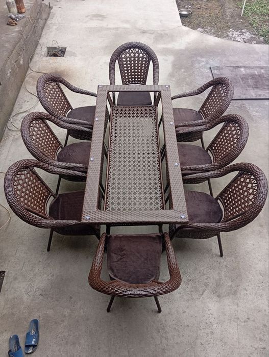 Ratan stol stul dastapka bepul