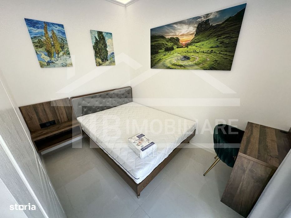 Apartament cu 2 camere, 52mp, terasa 20mp, parcare, lux, Zona Vivat