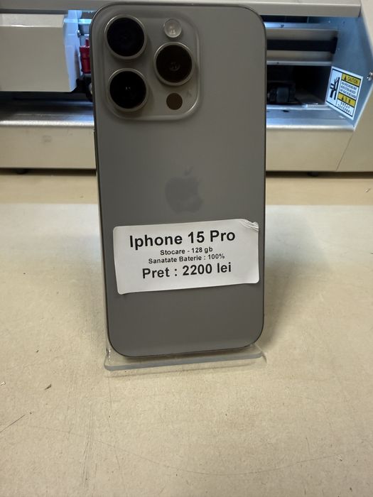 Iphone 15 pro / 128  gb / 100% baterie / garantie