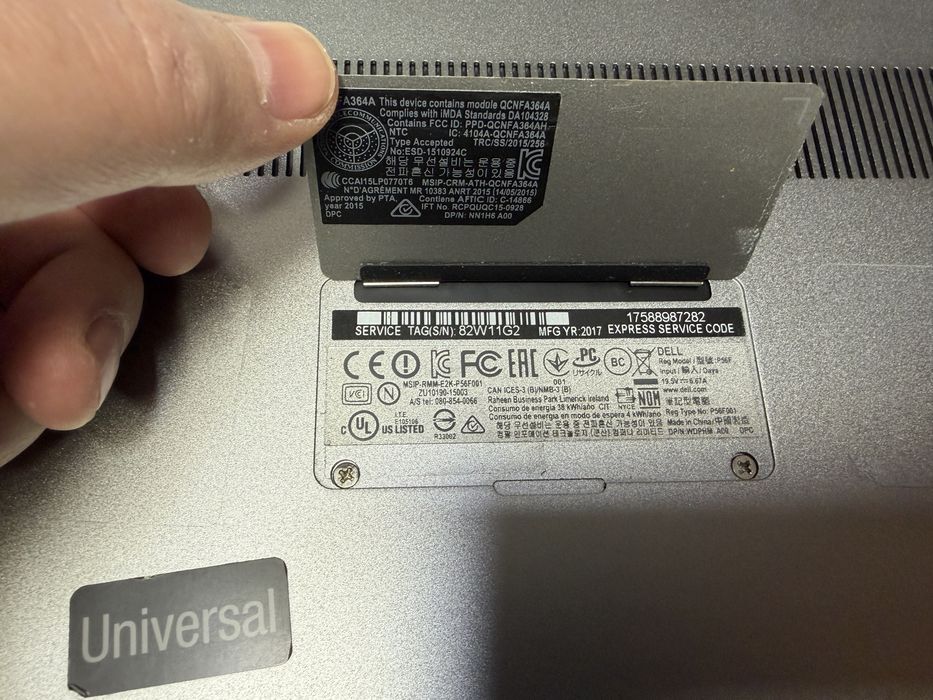 Dell XPS 15 9560 | i7-7700HQ | 16GB RAM | SSD 512GB - Laptop Premium