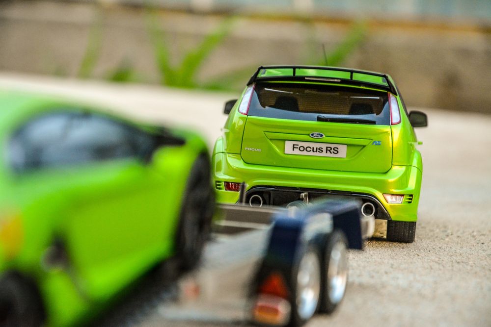 Macheta auto 1 18 Ford Focus RS , Otto , nu autoart , gtspirit , bbr