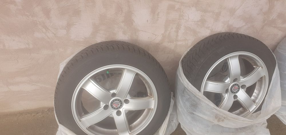 Roti + anvelope de iarna 195 55  r16