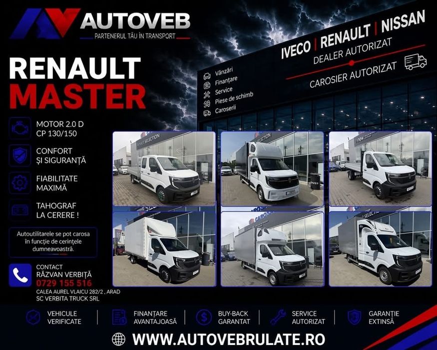 Autoutilitare Iveco DAILY si Renault MASTER