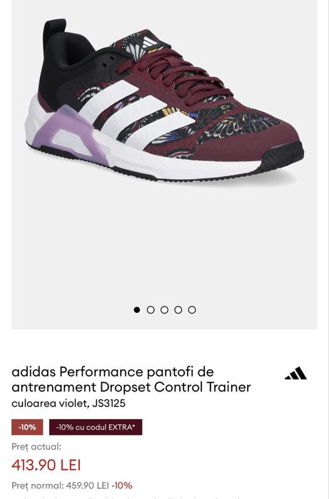 Adidas Dropset Control Training Shoes, noi, marimea 43 1/3